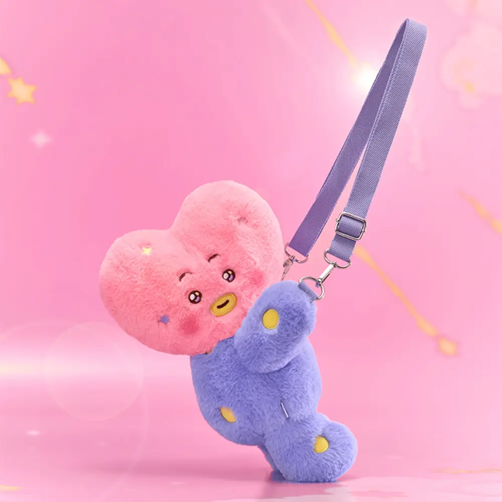 點+金商品】BT21💜The Journey毛絨斜背包-TATA｜Global Online｜Global Mall 環球Online