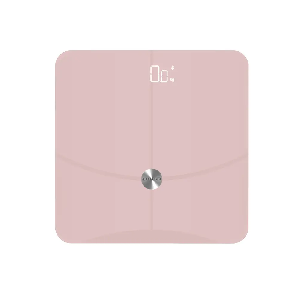 結帳再折⭐【AIWA 愛華】藍芽智慧體重計 AW-HY18 三色-粉色