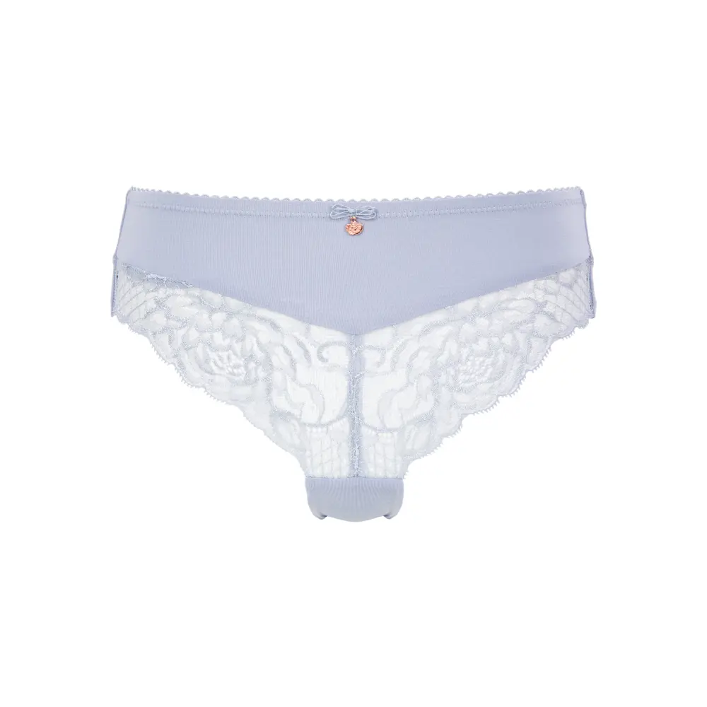 【黛安芬】FLORALE Wild Peony 自由牡丹系列 中腰三角內褲 M-EL ｜74-6896 AT煙紫#EL-EL