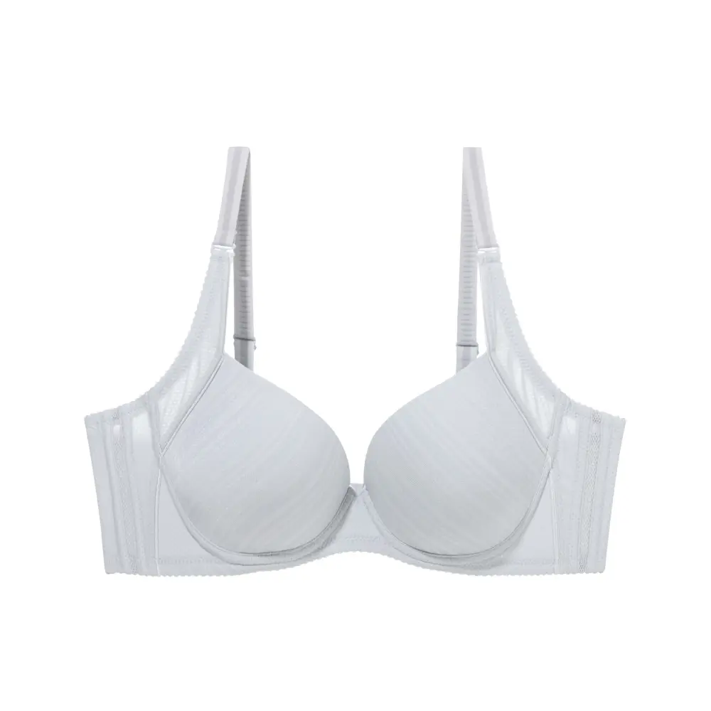 【黛安芬】Pure Invisible風格自在系列 涼感軟鋼圈內衣 B-E｜E002505 QS銀鉑灰#B70-B70