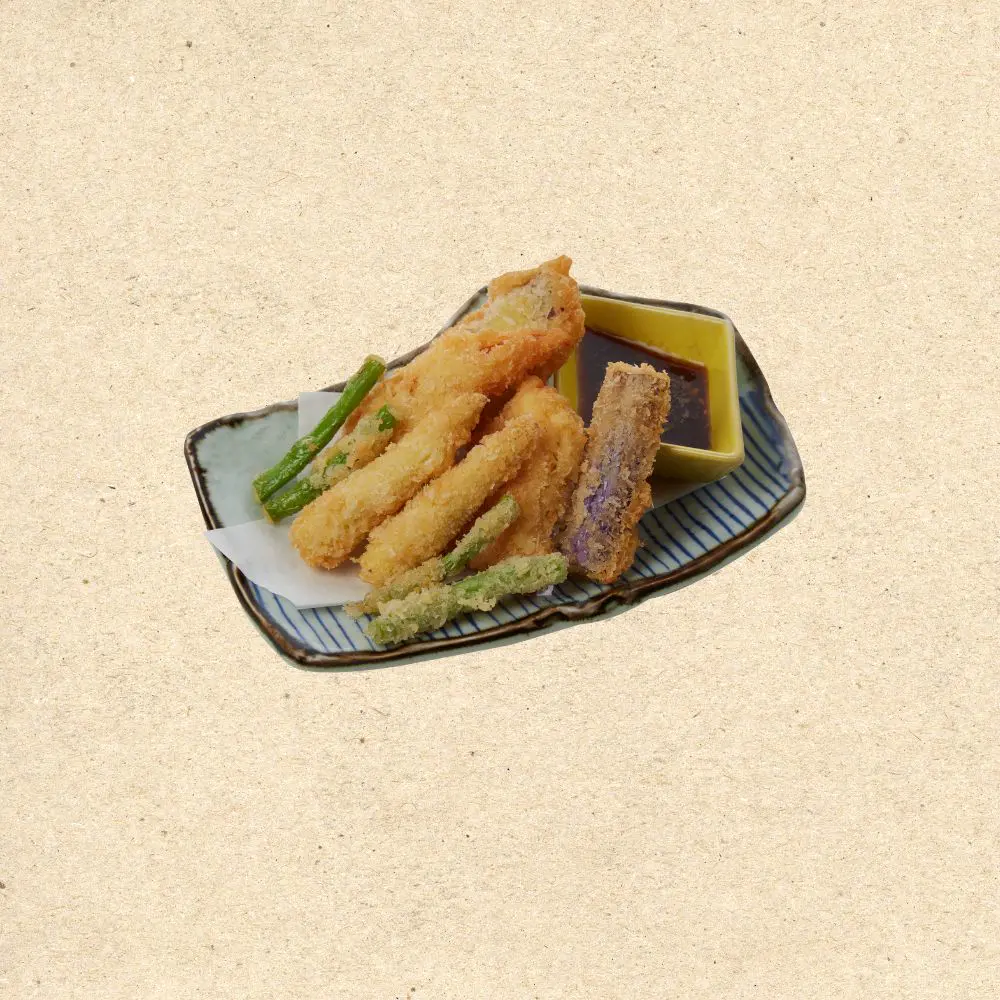 【銀座杏子日式豬排】酥炸野菜拼盤_限桃園A19自取