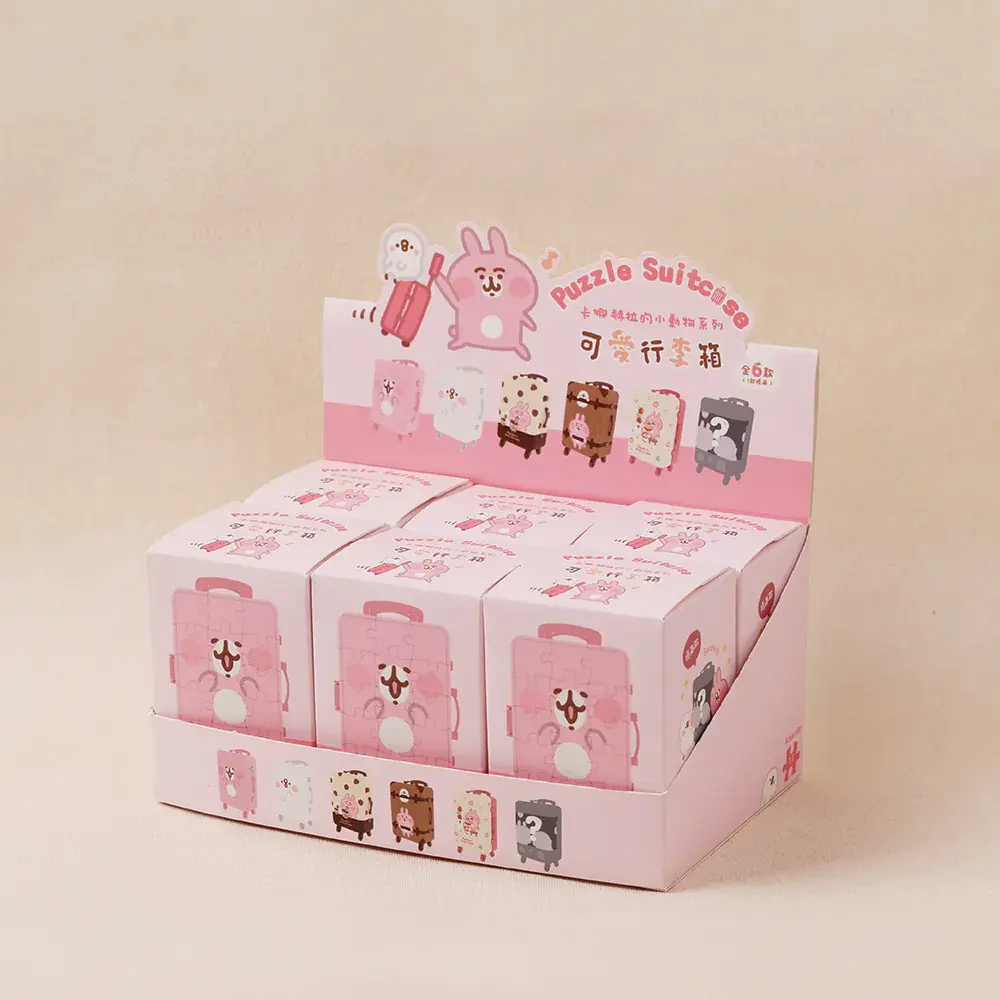 Pintoo】盲盒行李箱60片- 卡娜赫拉的小動物系列- 可愛行李箱(FA1001)_限桃園A19取貨｜桃園A19｜Global Mall  環球Online