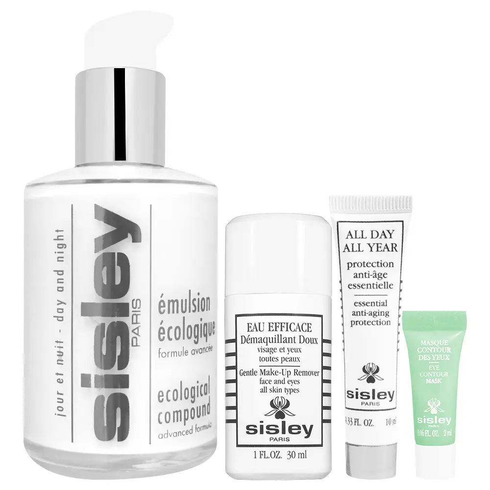 SISLEY 希思黎全能乳液(125ml)+極淨植物保養卸妝液(30ml)+極致