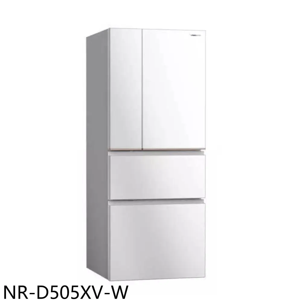 Panasonic國際牌【NR-D505XV-W】500公升四門變頻雪霧白冰箱(含標準安裝)