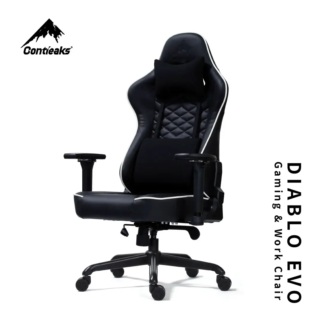 【Wrought 樂童】DIABLO EVO 電競&辦公椅—Contieaks#黑-黑