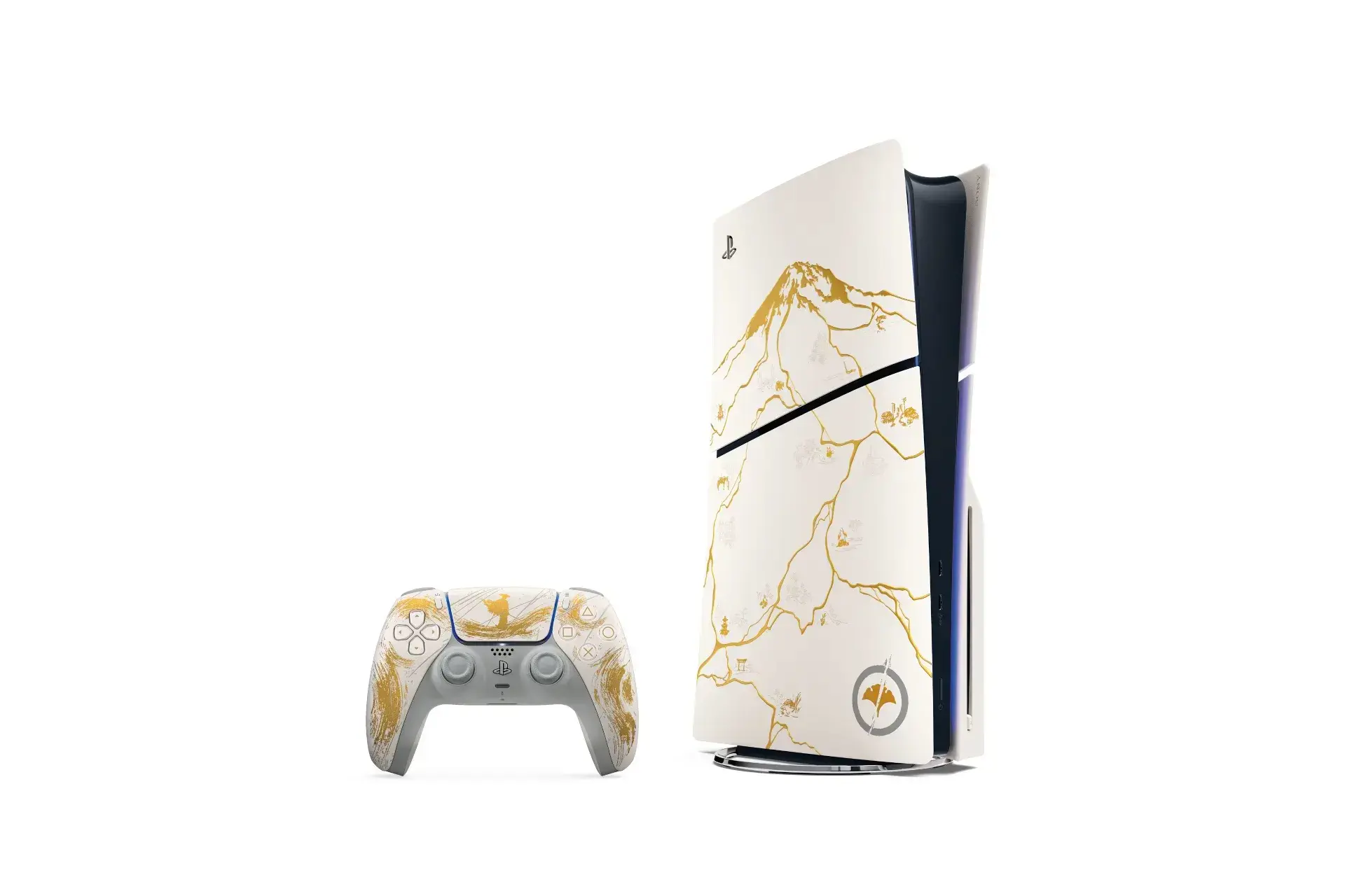 SONY PS5 SLIM《羊蹄山戰鬼》黃金限量版 PlayStation5 主機同捆組