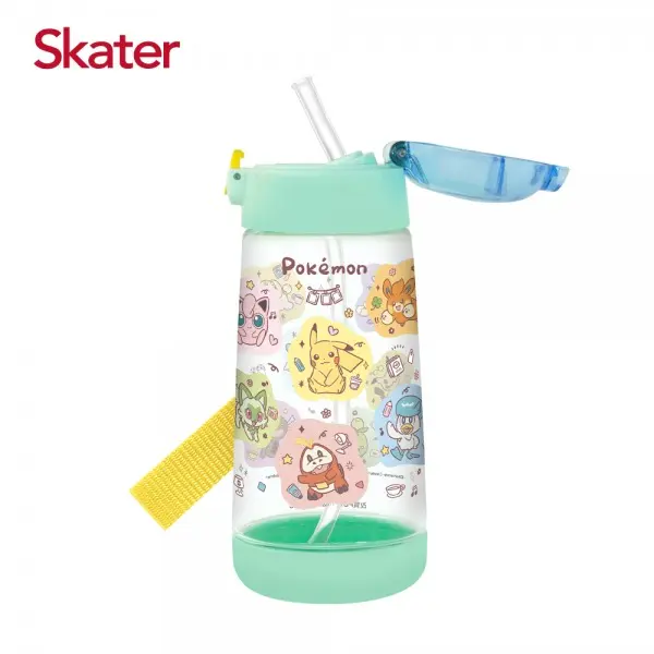【Skater】PET吸管水壺(480ml) 多款選#寶可夢-寶可夢