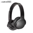 【audio-technica 鐵三角】 ATH-S220BT 無線耳罩式耳機 耳罩式耳機 藍牙耳機-黑色
