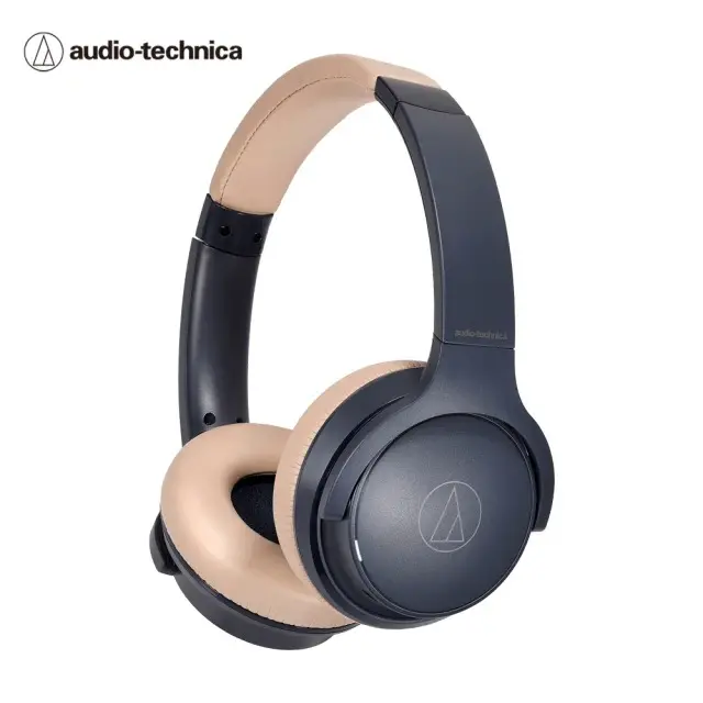 【audio-technica 鐵三角】 ATH-S220BT 無線耳罩式耳機 耳罩式耳機 藍牙耳機-藍色