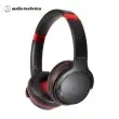 【audio-technica 鐵三角】 ATH-S220BT 無線耳罩式耳機 耳罩式耳機 藍牙耳機-紅色
