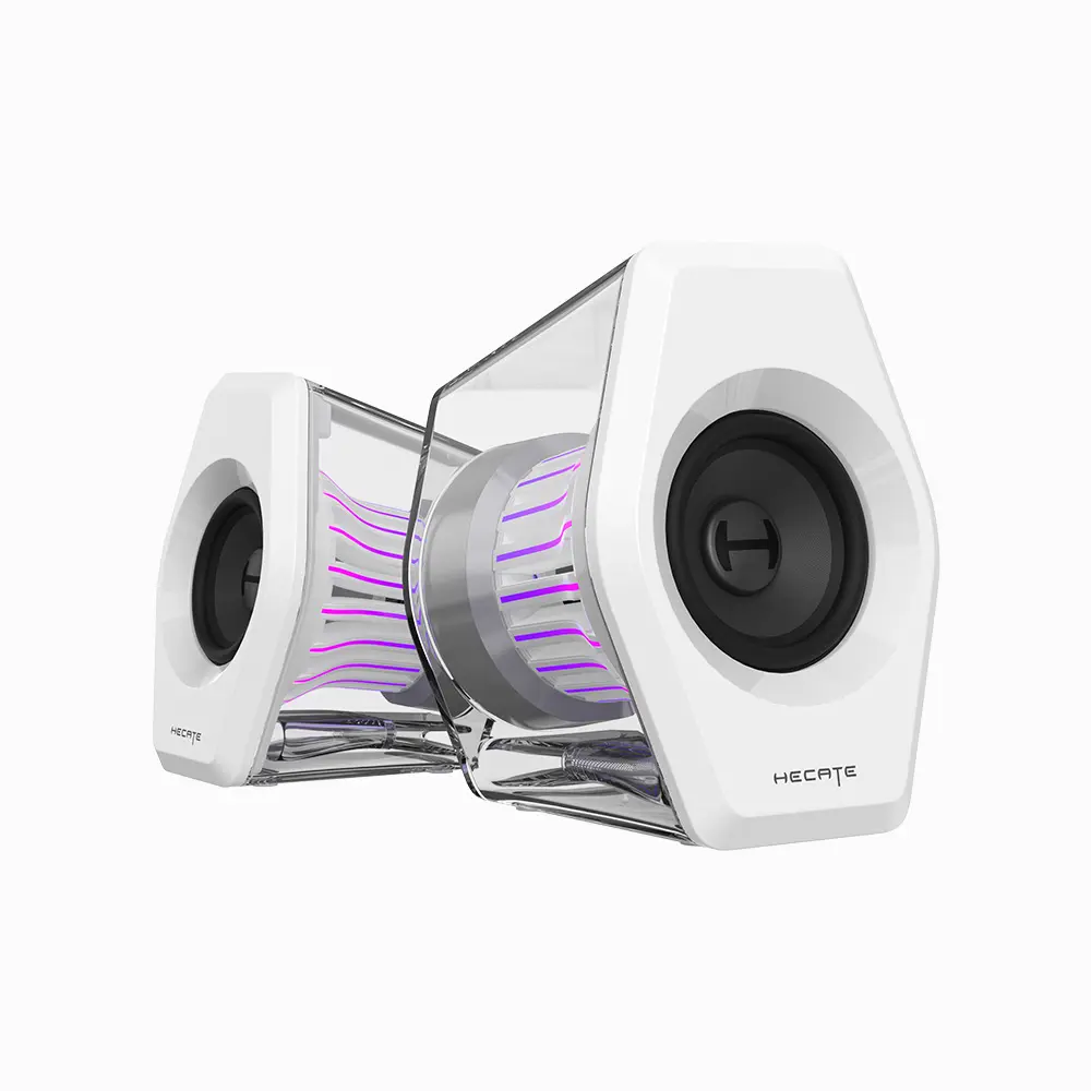 漫步者 EDIFIER G2000 PRO 2.0 電競遊戲喇叭-白色