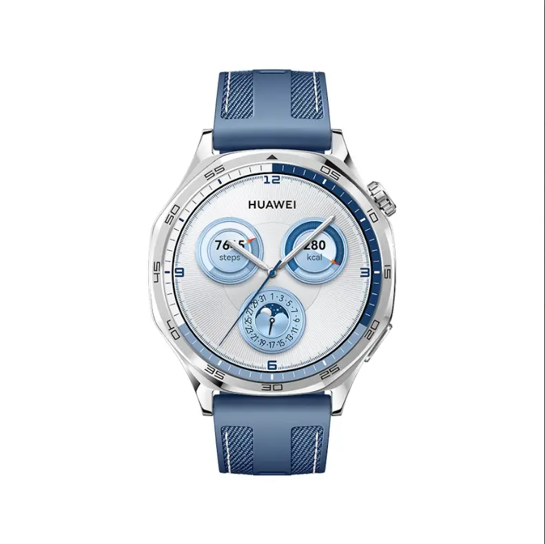 ⭐送FreeBuds SE2白色藍牙耳機⭐【HUAWEI 華為】 Watch GT5 41MM (馬鞍棕.冰晶藍.珍珠白)/46MM -(幻夜黑.托帕藍)#46MM 托帕藍-46MM 托帕藍(售完)