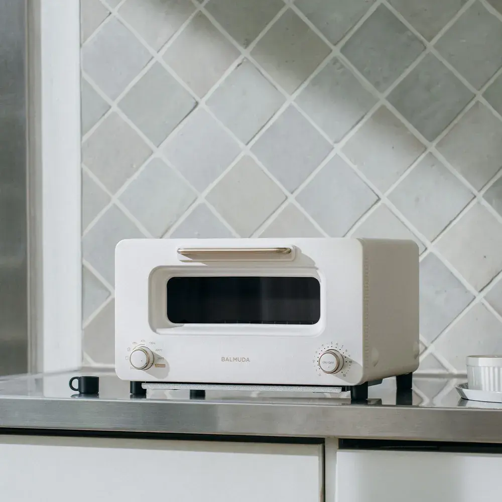 【BALMUDA 】The Toaster Pro 蒸氣烤麵包機 專業版 K11C (黑色/白色)#白色-白色