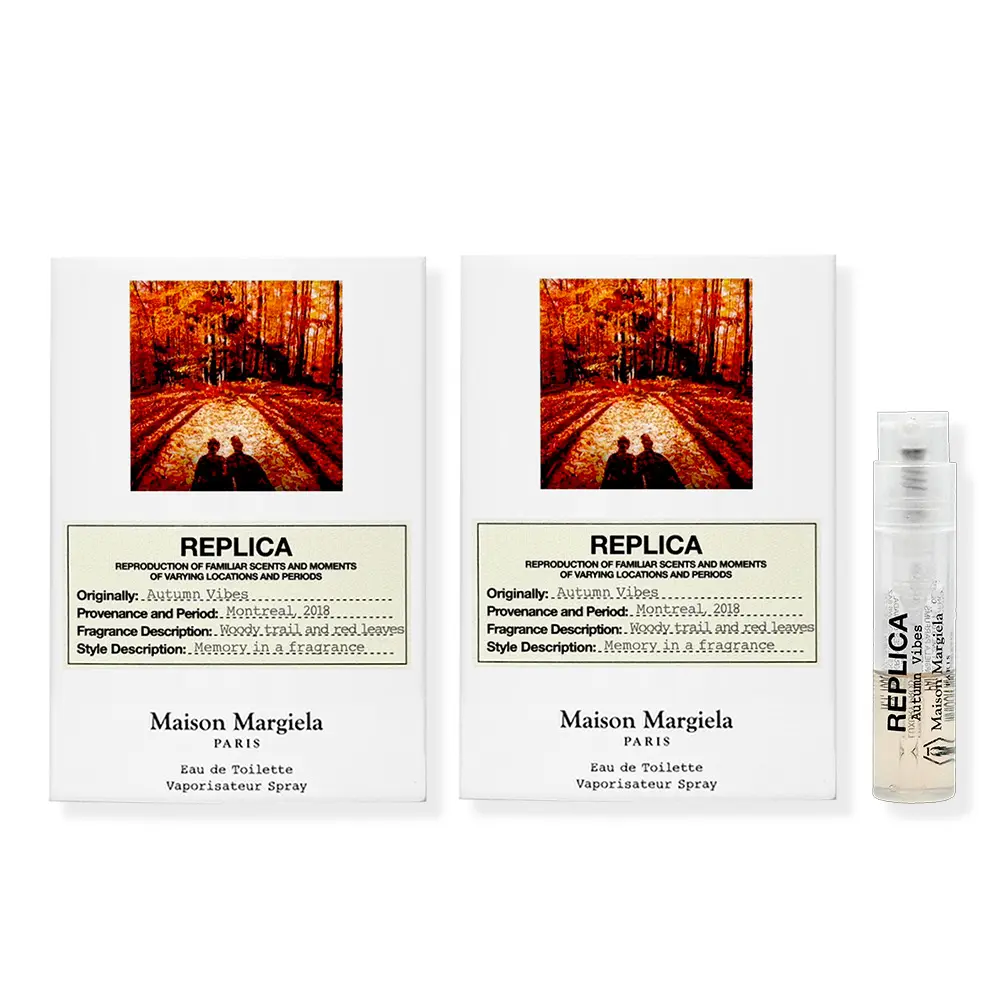 Maison Margiela 淡香水 1.2ml 試管小香 2入組(花卉市場/ 爵士俱樂部/秋天氣息) 國際航空版-秋天氣息