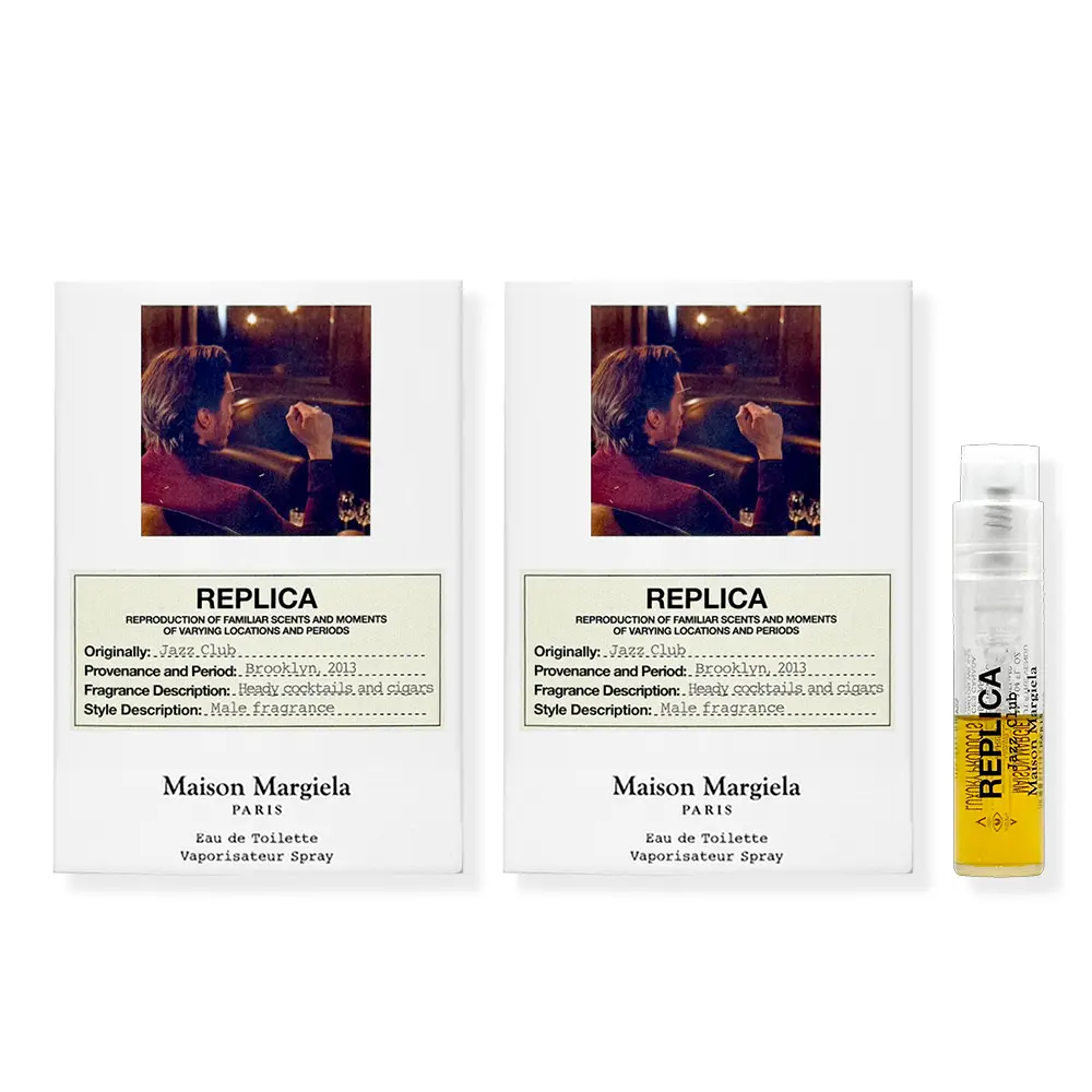 Maison Margiela 淡香水 1.2ml 試管小香 2入組(花卉市場/ 爵士俱樂部/秋天氣息) 國際航空版-爵士俱樂部