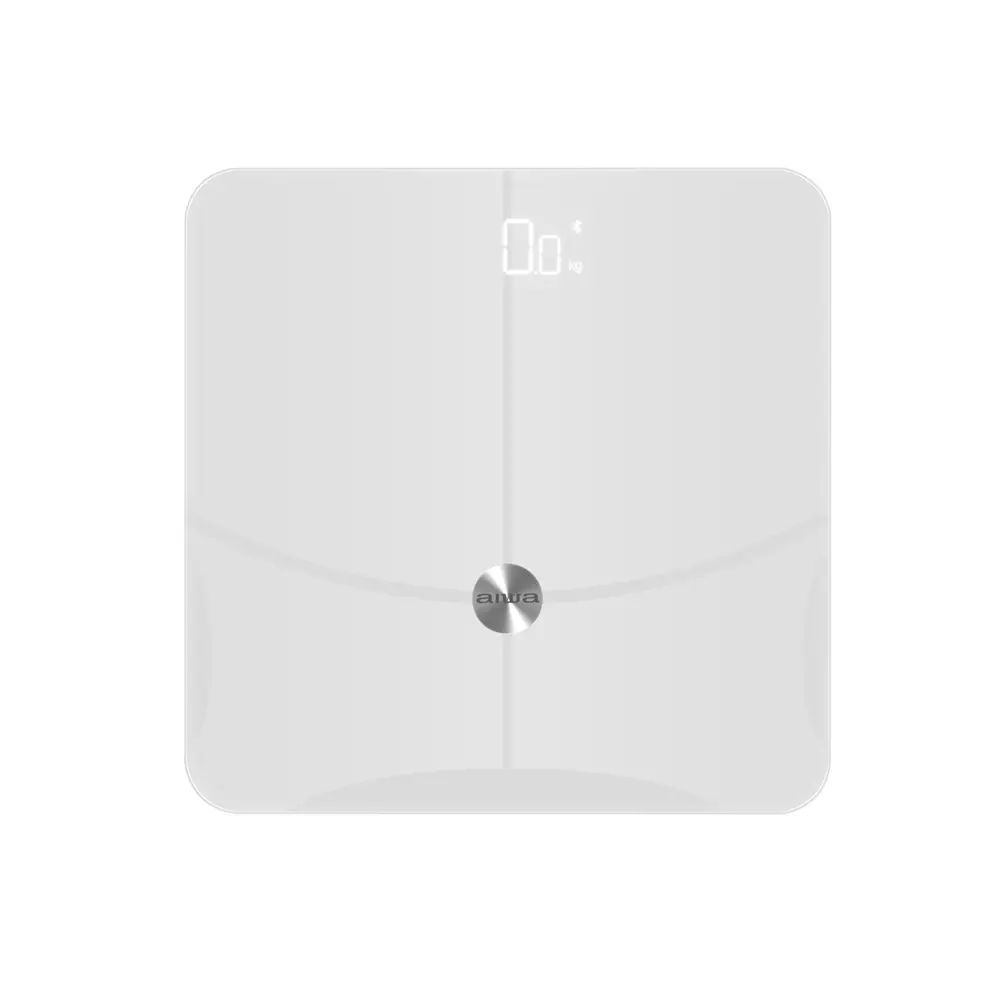 【aiwa愛華】AW-HY18 18合1藍芽智慧體重計#白-白