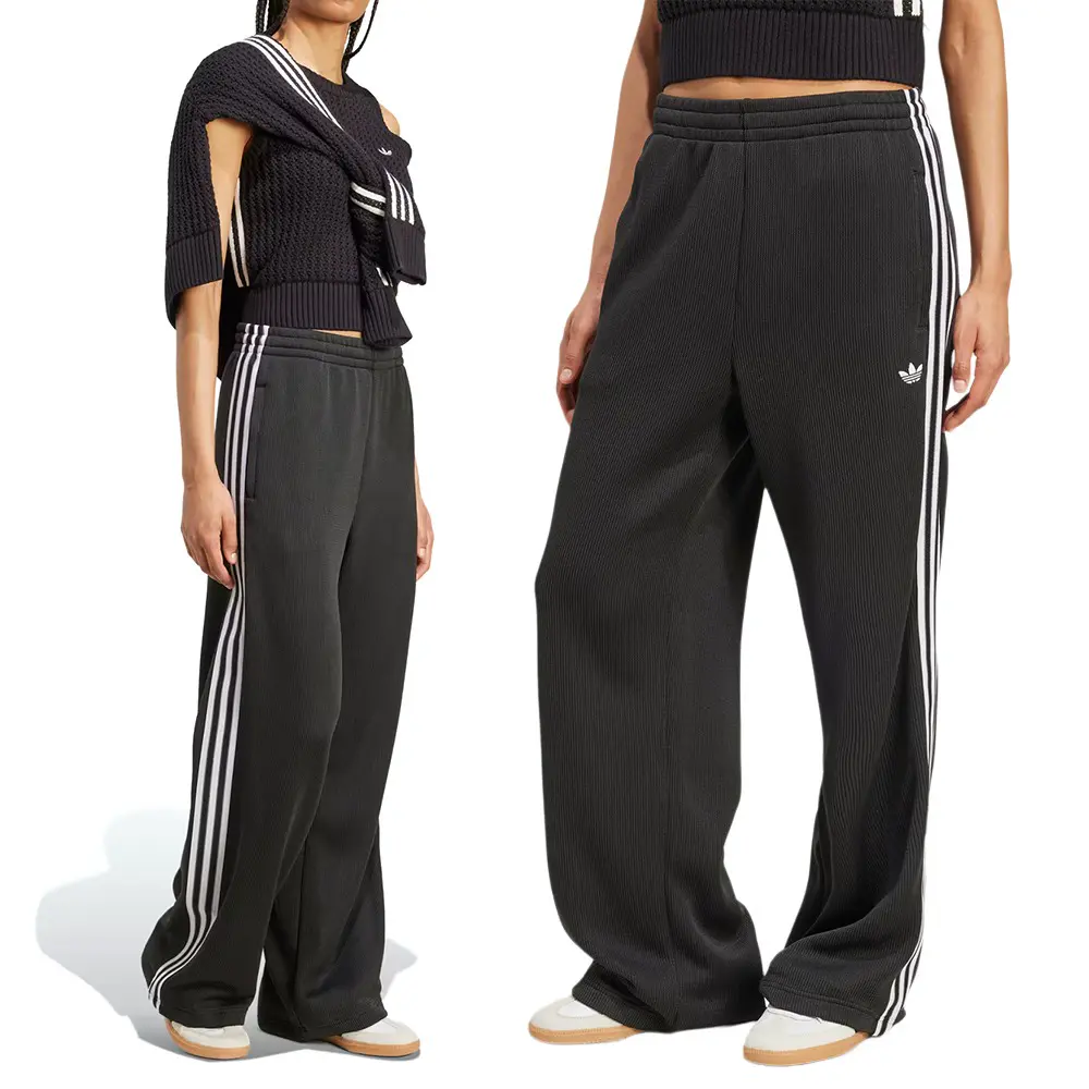 【ADIDAS 愛迪達】 外套 女 運動立領外套 針織 三葉草 亞規 FIREBIRD TT 黑 JY2613#L-L