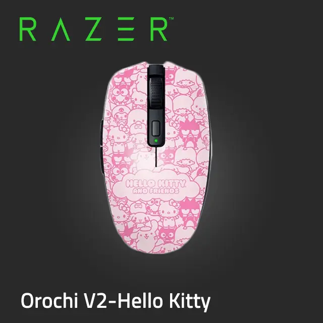 Razer 雷蛇】Orochi V2 八岐大蛇靈刃V2 無線電競滑鼠-Hello Kitty