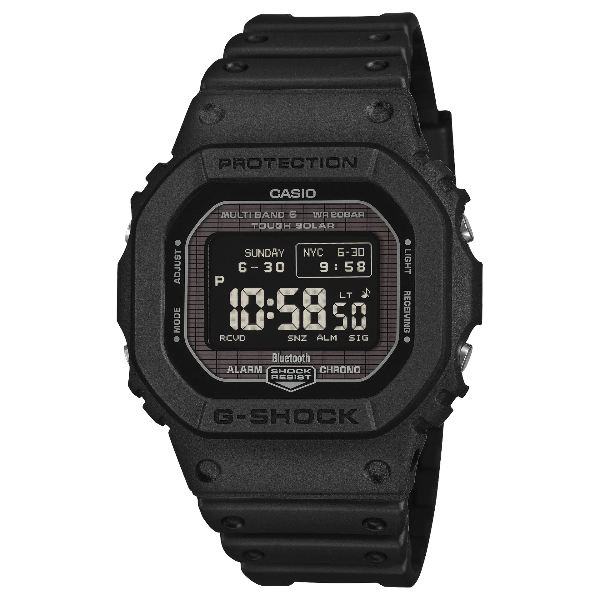 【CASIO 卡西歐】GSHOCK 2-WAY 藍芽太陽能 GW-BX5600-1A1