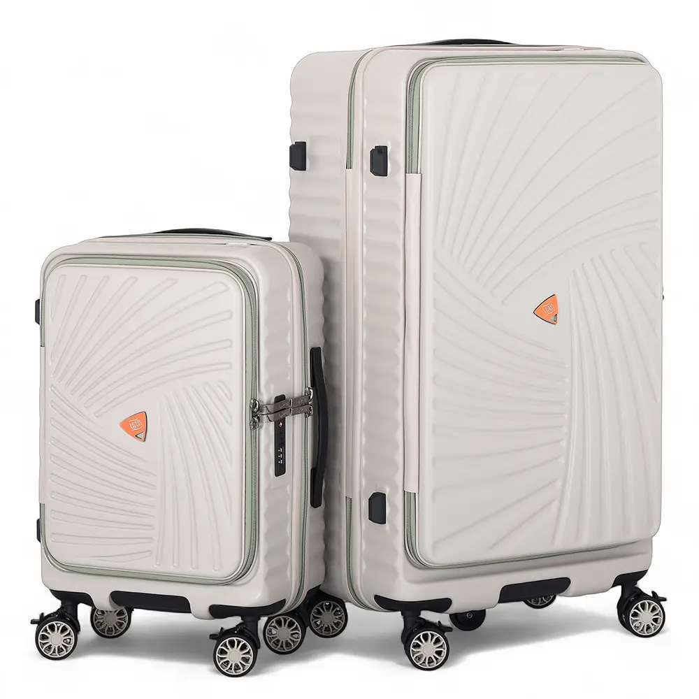 【Leadming】風暴之眼 雙開式 29+20吋 多功能防爆防刮行李箱#波斯米-波斯米