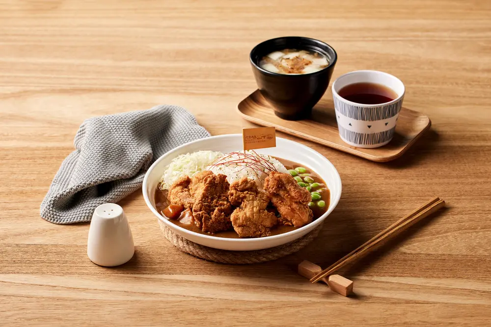 【想想咖哩】和風唐揚炸雞咖哩飯(烤酥皮濃湯一碗+地瓜球一份)_限南港車站自取