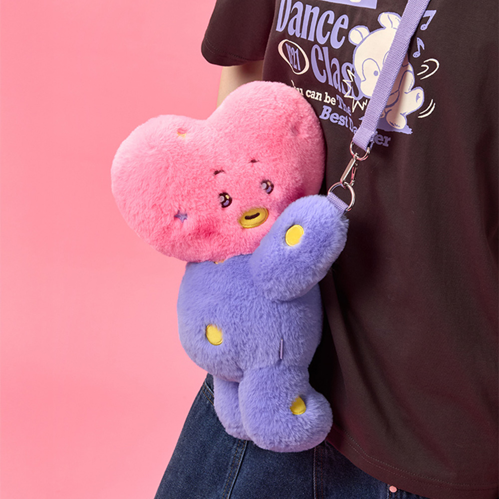 點+金商品】BT21💜The Journey毛絨斜背包-TATA｜Global Online｜Global Mall 環球Online