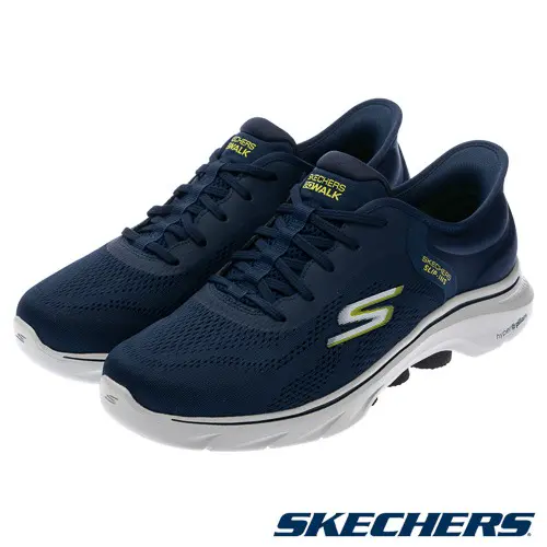 【SKECHERS】 男健走系列 瞬穿舒適科技 GO WALK 7 ( 216550NVLM )#US 7-US 7