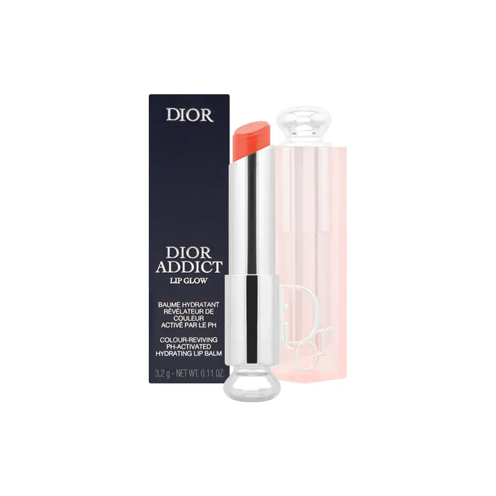 DIOR 迪奧 癮誘粉漾潤唇膏 新版 3.2g 公司貨 ##061 蜜桃橘-#061 蜜桃橘