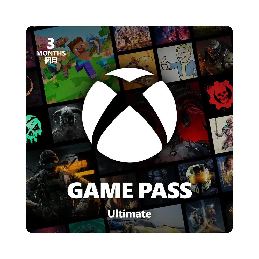 【Microsoft 微軟】XBOX Game Pass Ultimate 3個月訂閱卡 - ESD 數位下載版(實體票券)
