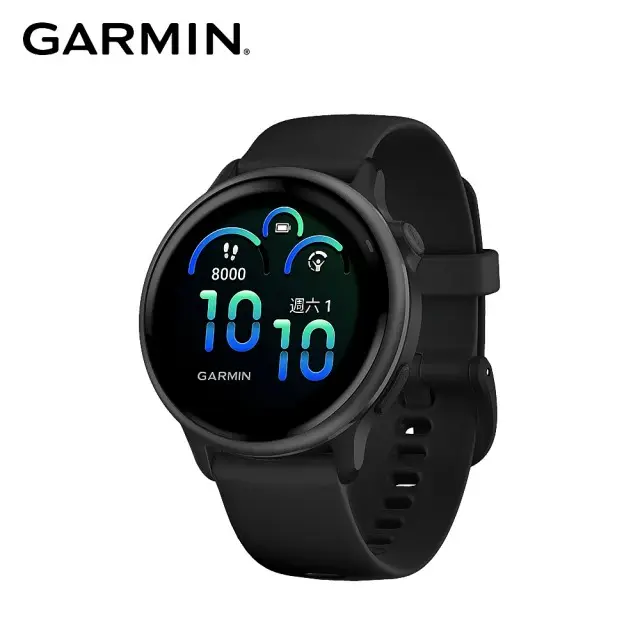 【GARMIN】vivoactive 6 GPS智慧腕錶 #光譜黑-光譜黑