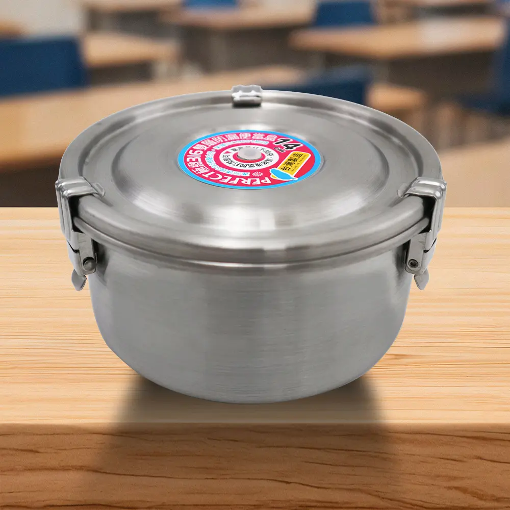 【一品川流】PERFECT極緻316雙層防漏便當盒-14cm-1組