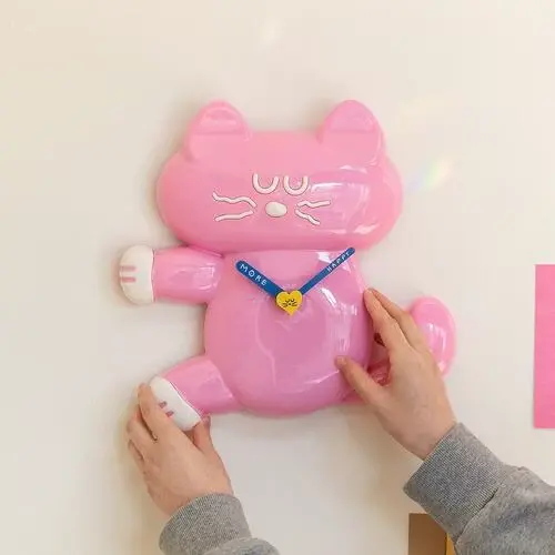 Romane Brunch Brother Mogry 掛鐘時鐘#粉紅色-粉紅色