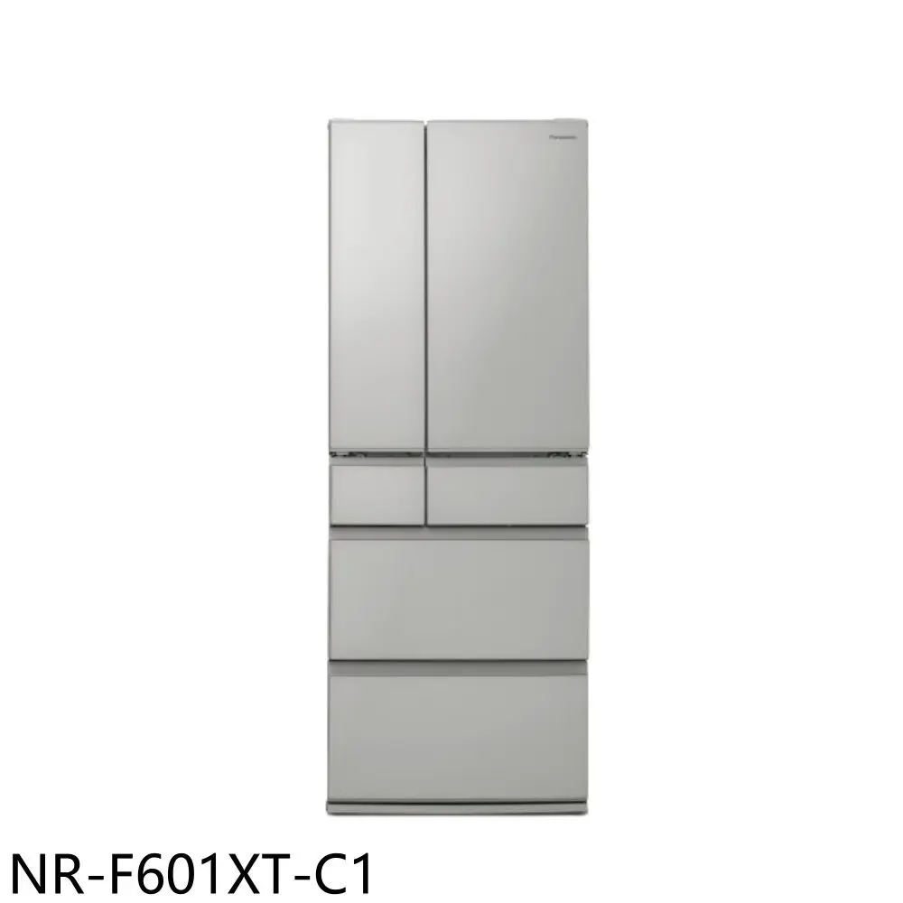 Panasonic國際牌【NR-F601XT-C1】601公升六門變頻瓷釉灰冰箱(含標準安裝)