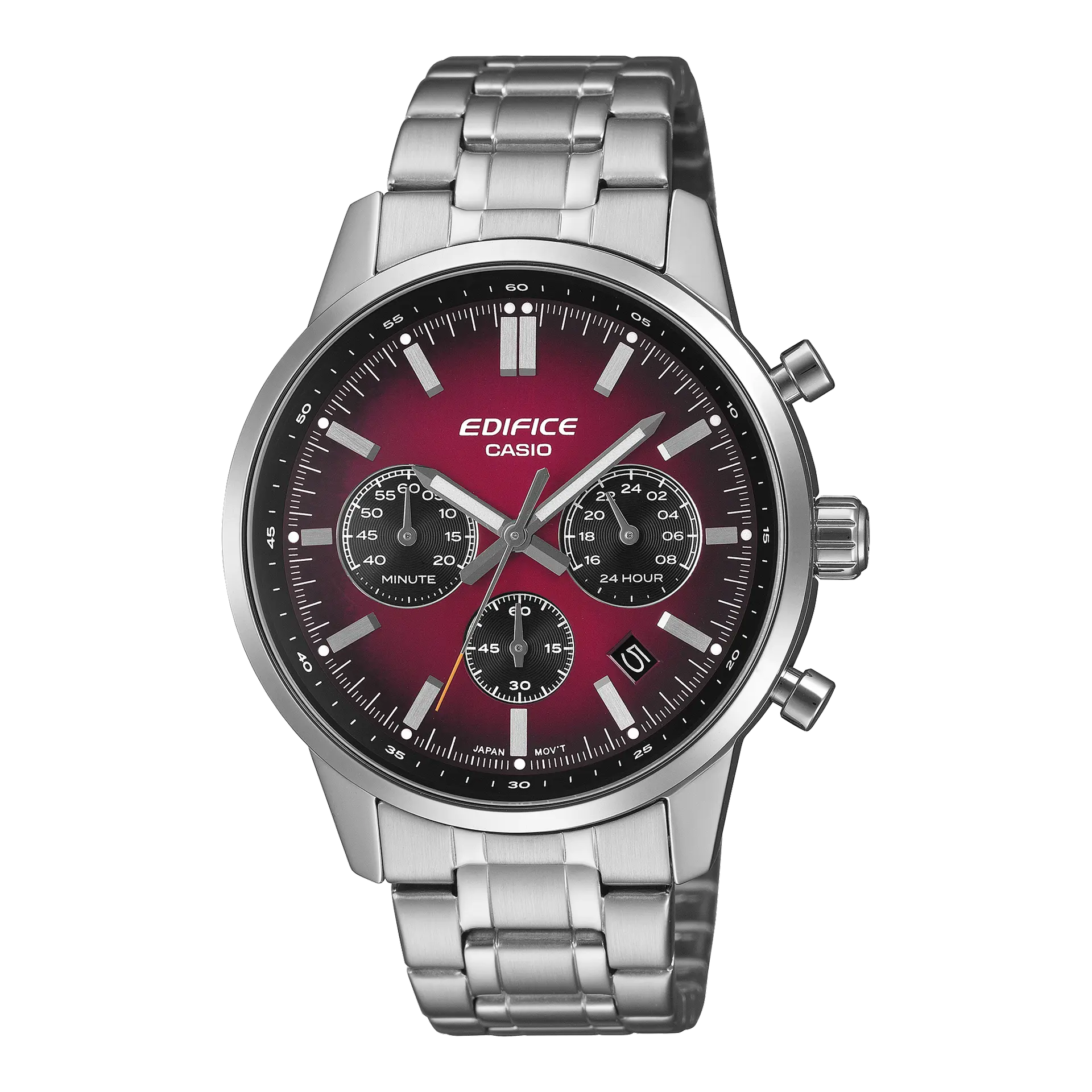 【CASIO 卡西歐】EDIFICE 經典計時錶款 EFR-575D-4A
