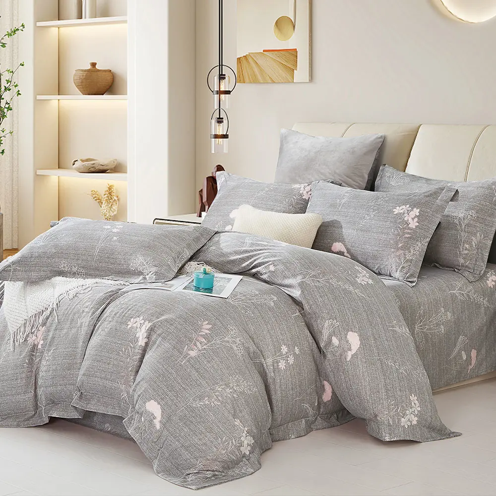 【DUYAN 竹漾】奧地利天絲 床包枕套組-單人/雙人/加大 多款任選 臺灣製#霓芸之宵 單人床包二件組-霓芸之宵,單人床包二件組