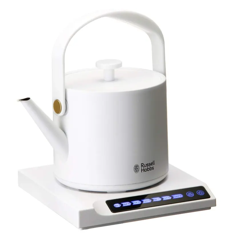 Russell Hobbs 不鏽鋼 快煮壺 7段溫度調節 可保溫 電水壺 7106JP-7106JP-WH 白色