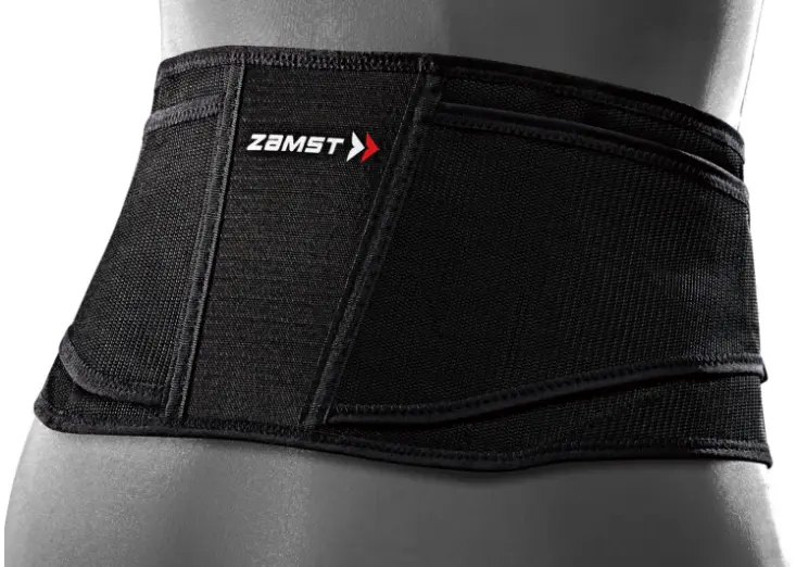 ZAMST ZW系列 護腰 籃球 足球 排球 網球 跑步 健身 運動 一般日常生活 透氣-ZW-4 柔軟支撐 注重透氣,（XXL碼）105cm～115cm