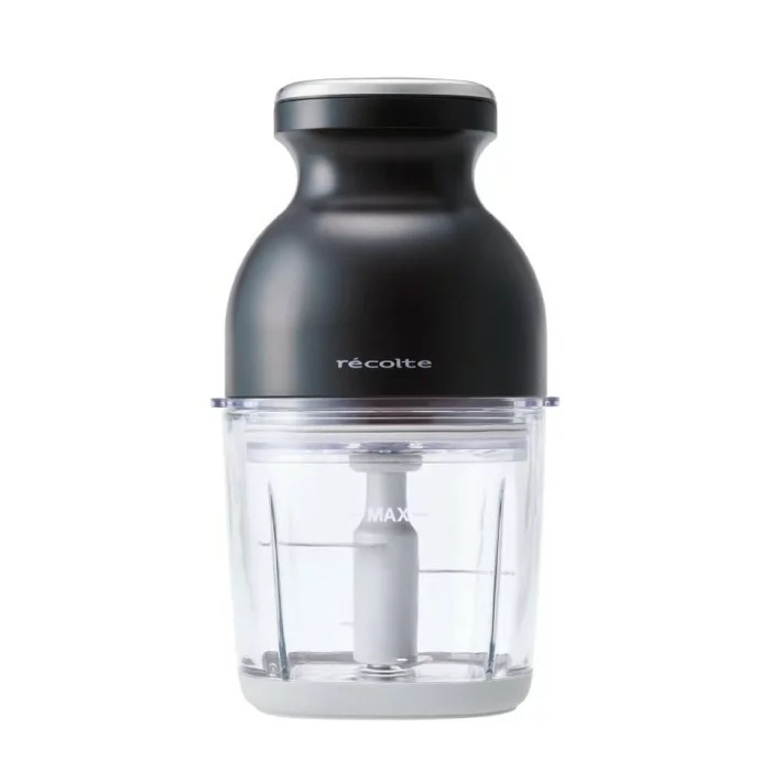 recolte 麗克特 萬用調理機 RCP-7 食物絞碎機 果汁機 充電式 24年款-RCP-7-BK 黑色