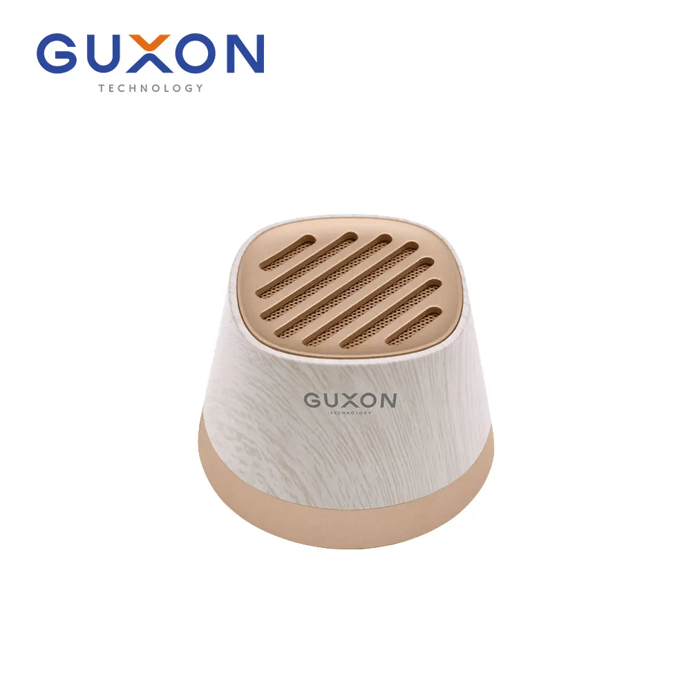 【GUXON】Sonic Cube 聲立方磁吸藍芽喇叭-淺木紋