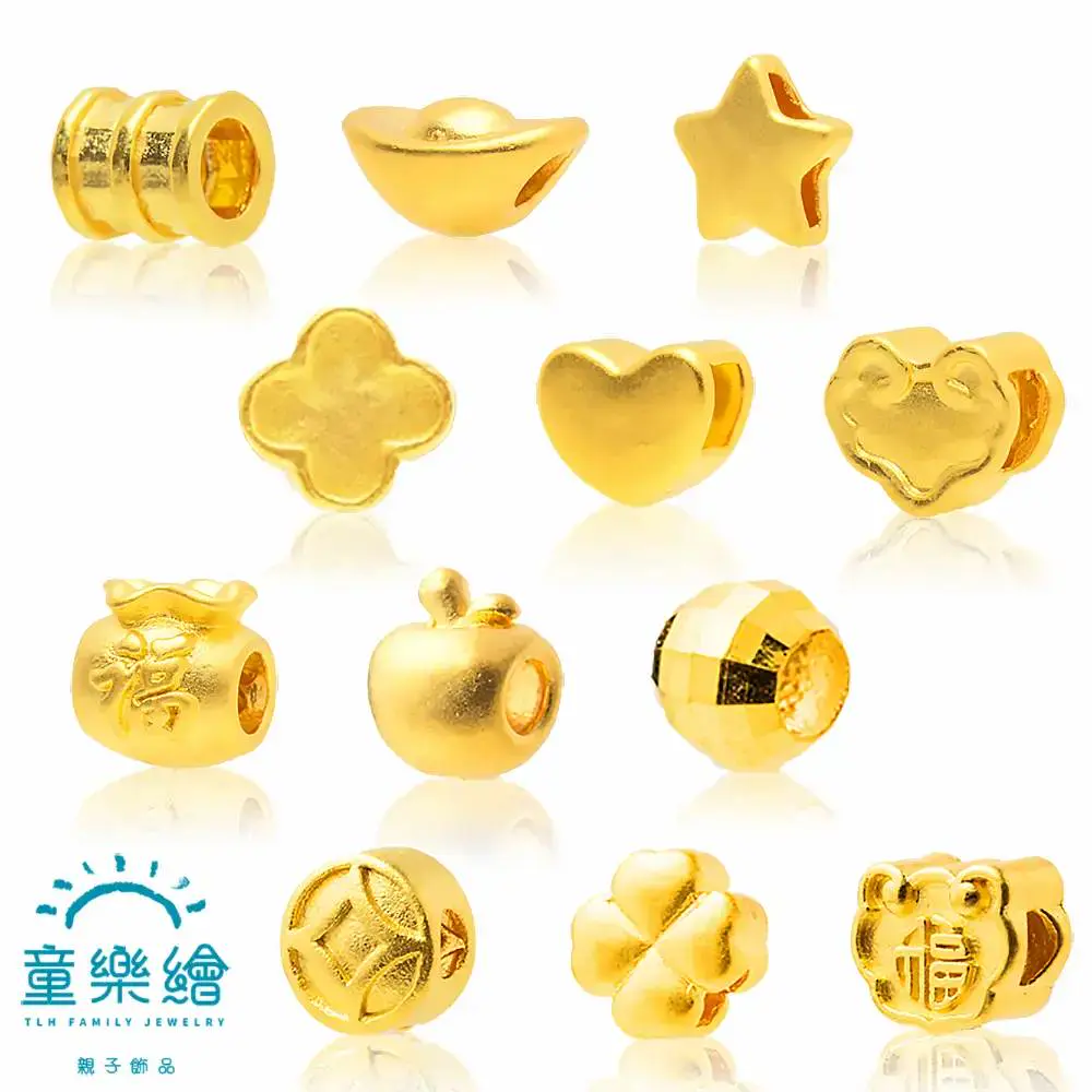 【童樂繪金飾】parents-kids line 童心弦親子紅繩系列 12款任選 約重0.03錢±0.02 (彌月金飾 彌月禮)-成人款,H.平平安安