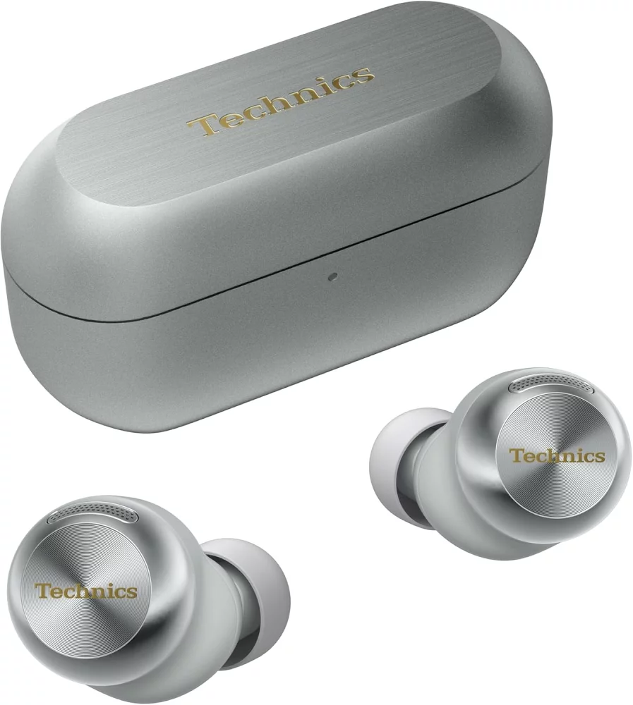 Technics 無線耳機 EAH-AZ100 磁流體原聲音質 藍芽降噪快速充電 25年款-EAH-AZ100-S 銀色