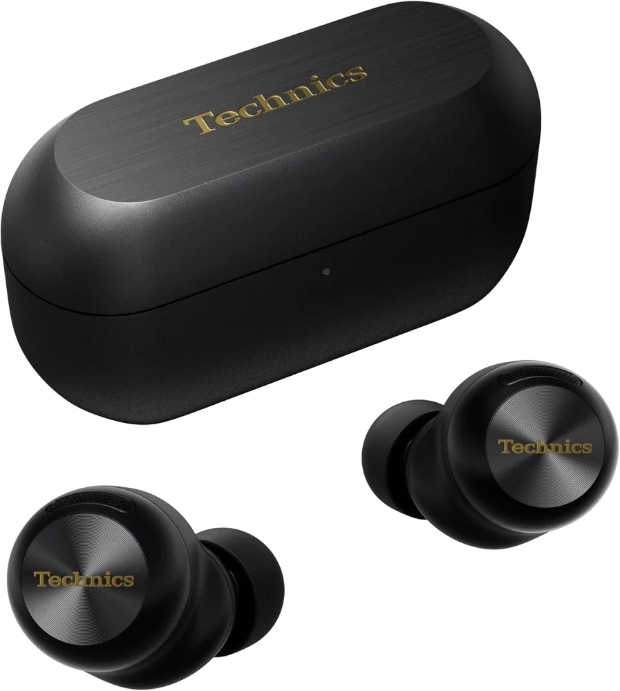 Technics 無線耳機 EAH-AZ100 磁流體原聲音質 藍芽降噪快速充電 25年款-EAH-AZ100-K 黑色