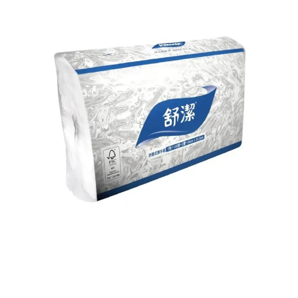 【Kleenex 舒潔】三折擦手紙 150抽x32包 /箱