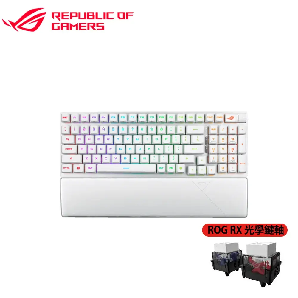 ASUS 華碩】TUF Gaming K3 Gen II Hatsune Miku Edition 電競鍵盤(青軸