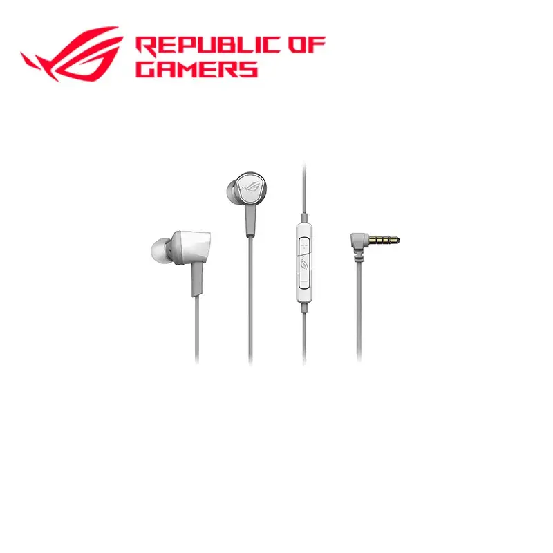ROG Cetra II core 入耳式耳機(月光白) AS0162