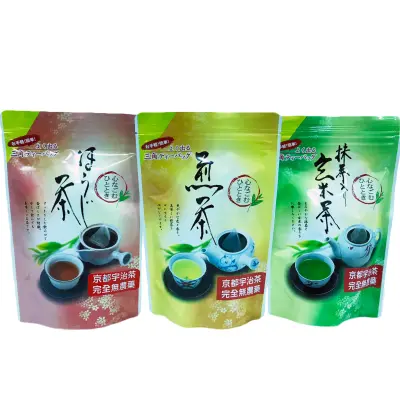 【讚岐製麵所】京都宇治三角立體茶包(焙茶/煎茶/抹茶入玄米茶)60g 限板橋車站自取-焙茶