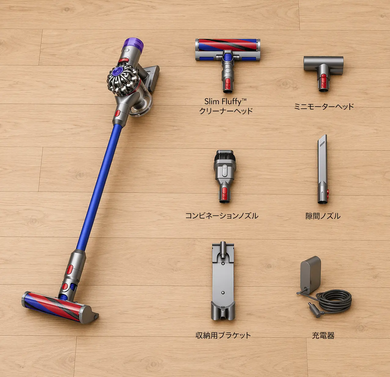 結帳再折Dyson V8 Slim Fluffy Extra 無線手持式吸塵器藍色SV10K EXT