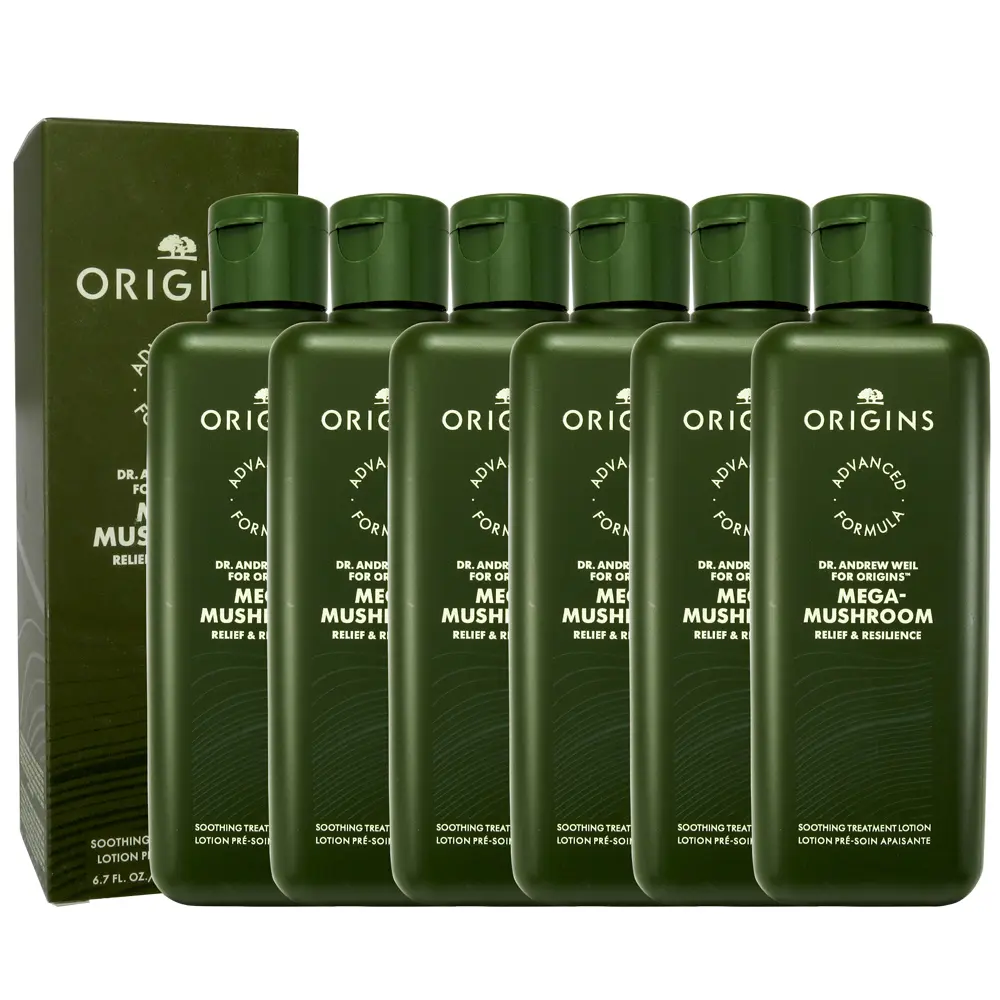 ORIGINS 品木宣言 Dr. WEIL 青春無敵靈芝光潤機能水 200mlx6入 國際航空版