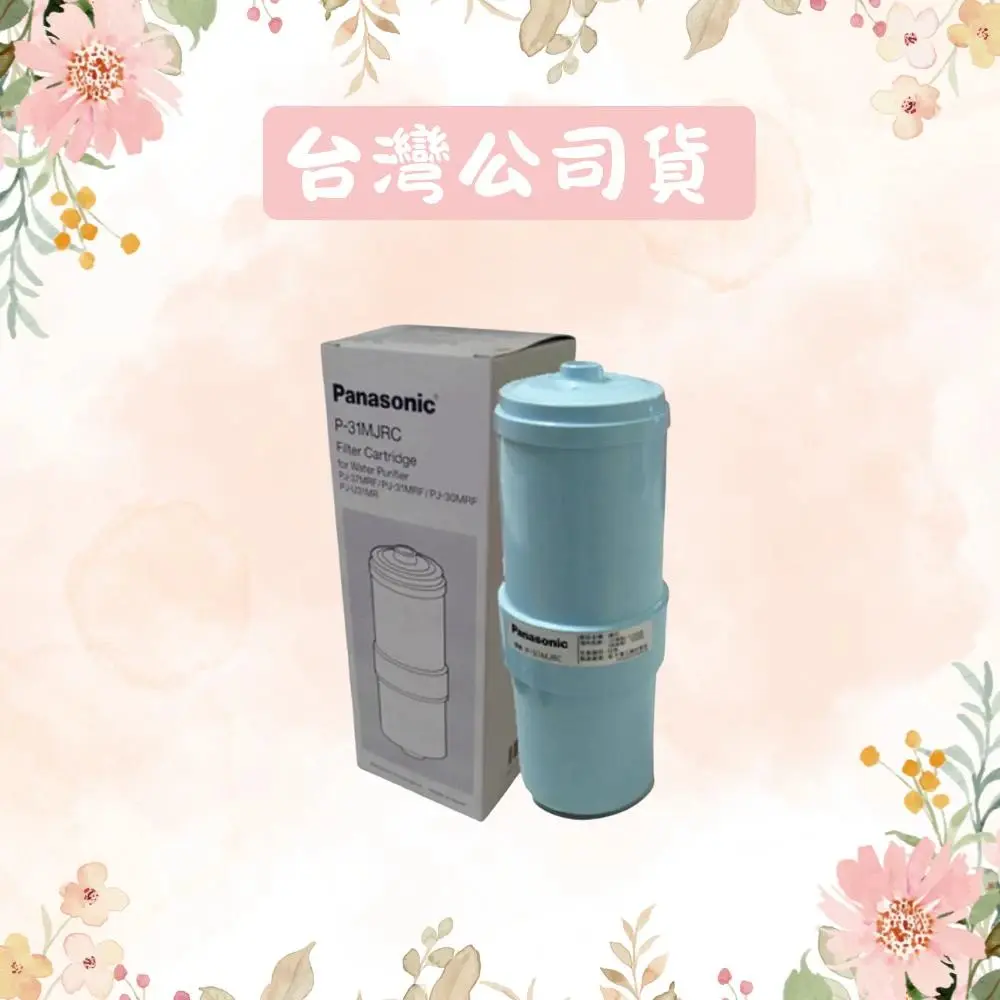 【Panasonic 國際牌】鹼性電解水機專用濾芯 P-31MJRC｜四重濾淨結構 去除餘氯鐵鏽 中空絲膜過濾
