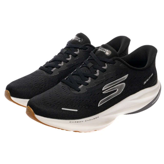 【SKECHERS】男鞋 競速跑鞋系列 瞬穿舒適科技 SKX AERO SPARK 寬楦款 - 246205WBKW#US 8.5-US 8.5